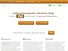 Tablet Screenshot of outdoorpartner.net